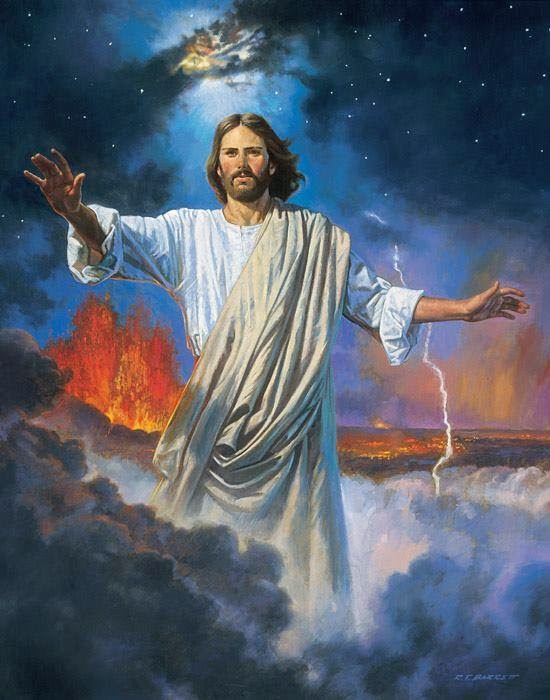 christ creating the earth